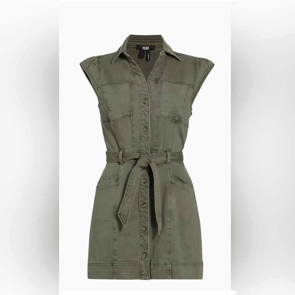 Paige Jaxsyn Dress in Vintage Ivy Green